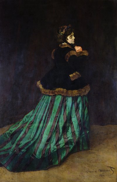 Camille, or The Woman in the Green Dress by Claude Monet